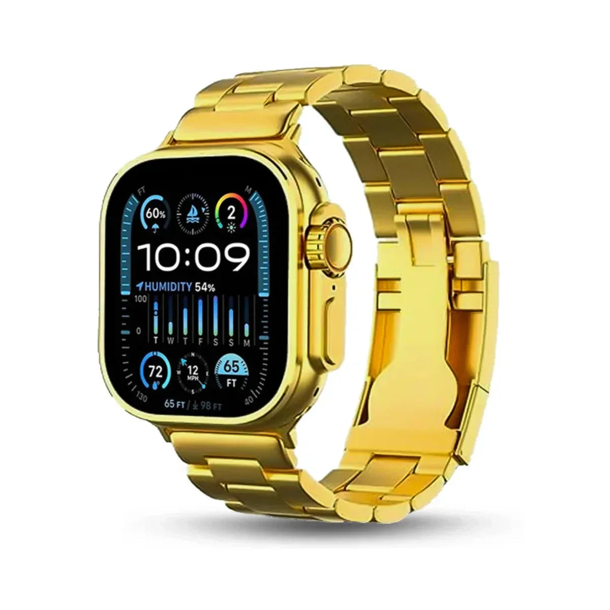 I20 Ultra Smart Watch With Earbuds And 7 Straps